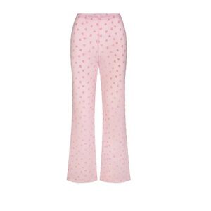 SKIMS 2024 Valentine’s Collection Sheer Velvet Straight Leg Pant